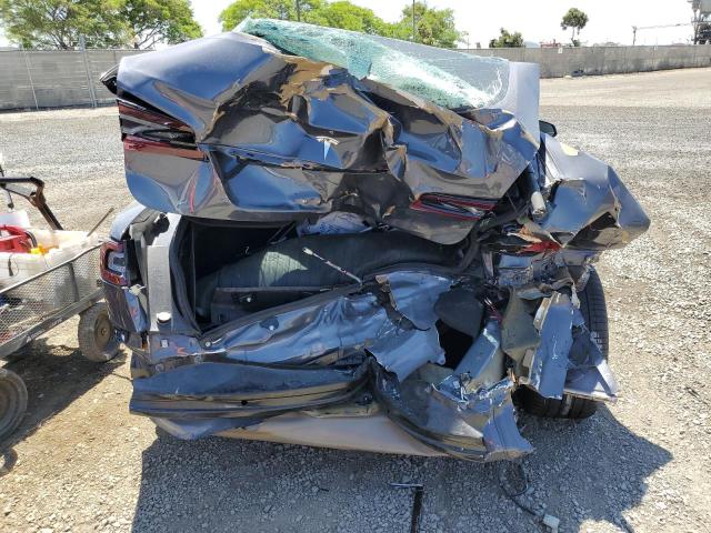 5YJSA1E56MF428128 - 2021 TESLA MODEL S CHARCOAL photo 6