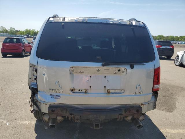 5FNYF4H56CB069239 - 2012 HONDA PILOT EXL SILVER photo 6