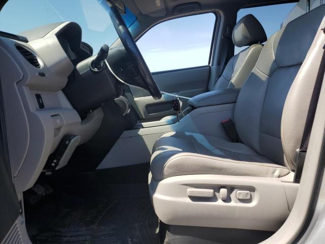 5FNYF4H56CB069239 - 2012 HONDA PILOT EXL SILVER photo 7