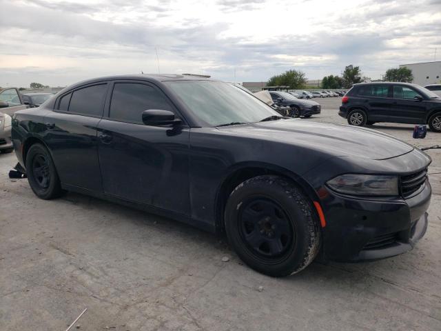 2C3CDXAT9GH281793 - 2016 DODGE CHARGER POLICE BLACK photo 4