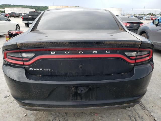 2C3CDXAT9GH281793 - 2016 DODGE CHARGER POLICE BLACK photo 6