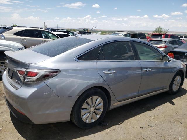 KMHE24L1XGA010742 - 2016 HYUNDAI SONATA HYBRID SILVER photo 3