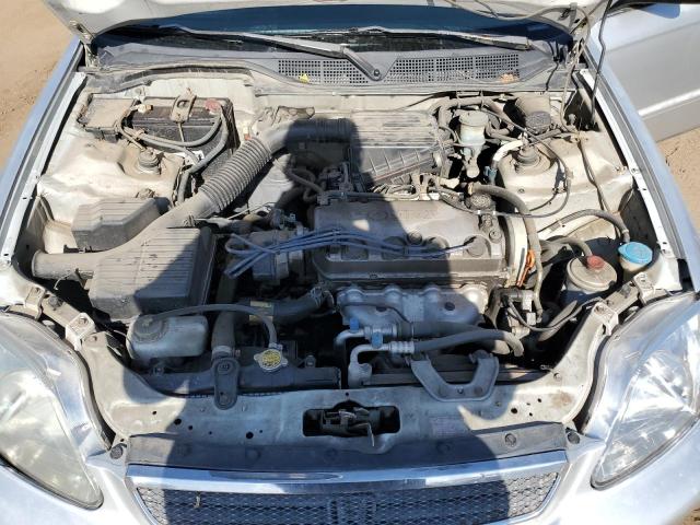 2HGEJ6619YH531440 - 2000 HONDA CIVIC BASE SILVER photo 11
