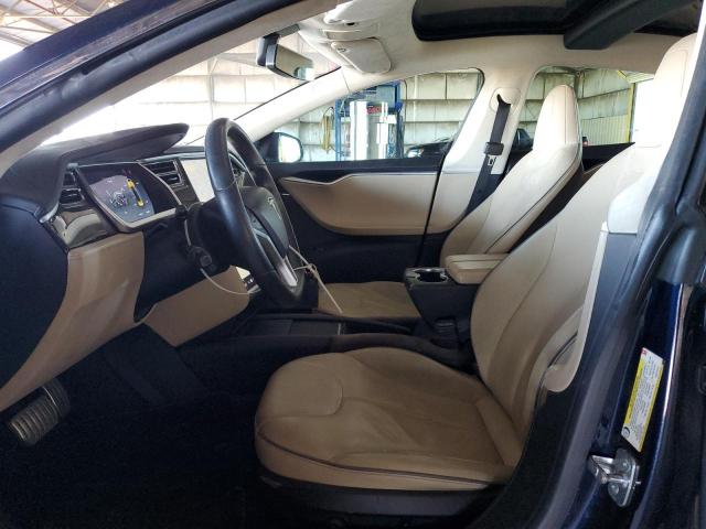 5YJSA1DP2DFP09068 - 2013 TESLA MODEL S Կապույտ լուսանկար 7