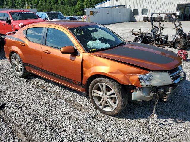 1B3BD1FG7BN574903 - 2011 DODGE AVENGER MAINSTREET ORANGE photo 4