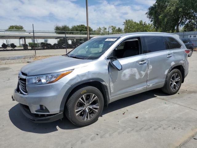 5TDJKRFH5GS264502 - 2016 TOYOTA HIGHLANDER XLE ვერცხლისფერი ფოტო 1