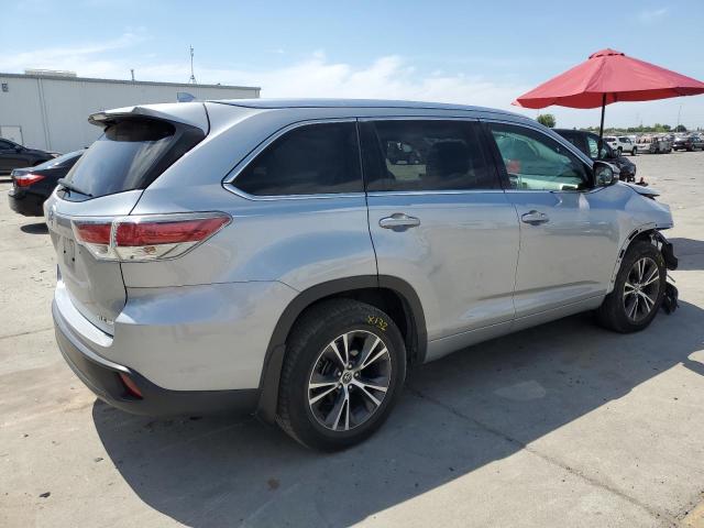 5TDJKRFH5GS264502 - 2016 TOYOTA HIGHLANDER XLE ვერცხლისფერი ფოტო 3