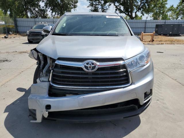 5TDJKRFH5GS264502 - 2016 TOYOTA HIGHLANDER XLE ვერცხლისფერი ფოტო 5