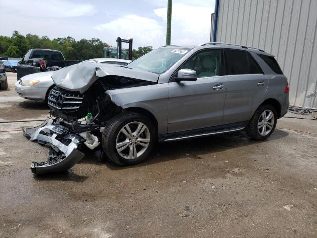 4JGDA5HB8DA174959 - 2013 MERCEDES-BENZ ML 350 4MATIC SILVER photo 1