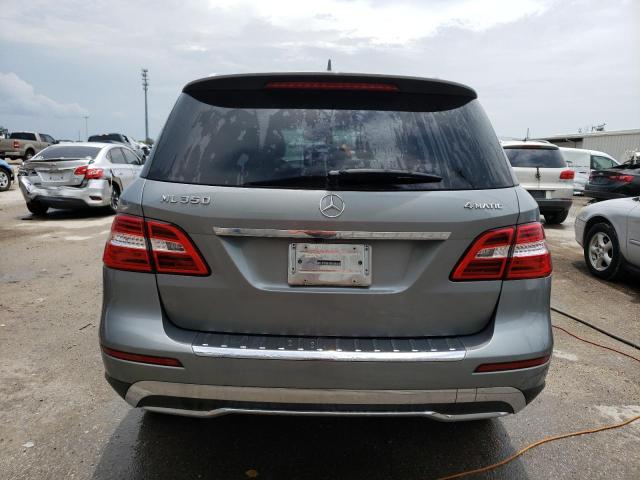 4JGDA5HB8DA174959 - 2013 MERCEDES-BENZ ML 350 4MATIC SILVER photo 6