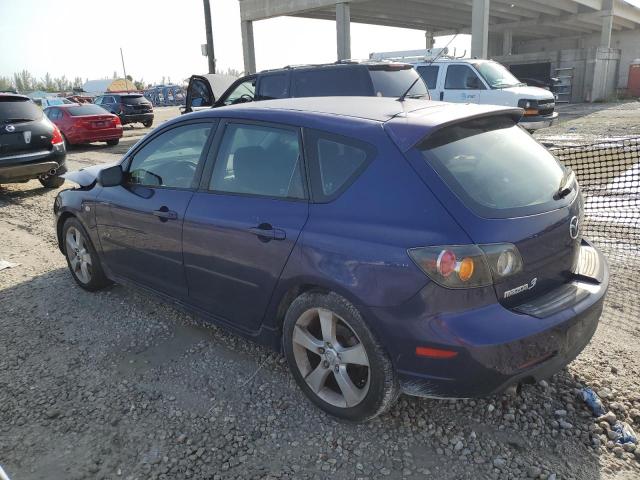 JM1BK143451249559 - 2005 MAZDA 3 HATCHBACK BLUE photo 2