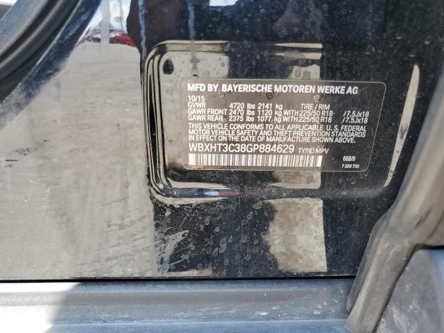 WBXHT3C38GP884629 - 2016 BMW X1 XDRIVE28I BLACK photo 14