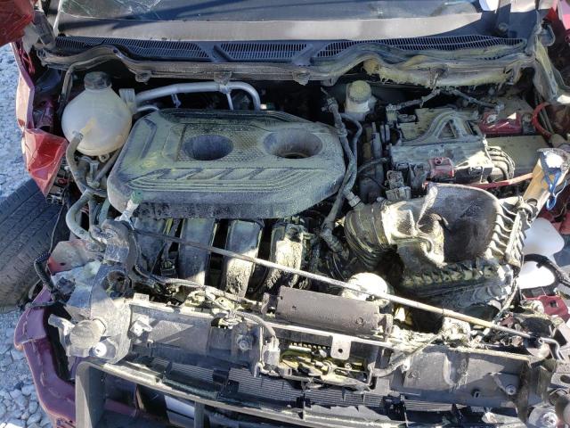 MAJ6S3GL0LC372291 - 2020 FORD ECOSPORT SE RED photo 12