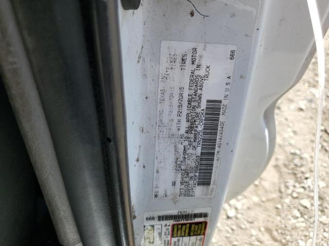 5TFTX4CN9FX060253 - 2015 TOYOTA TACOMA ACCESS CAB თეთრი ფოტო 12