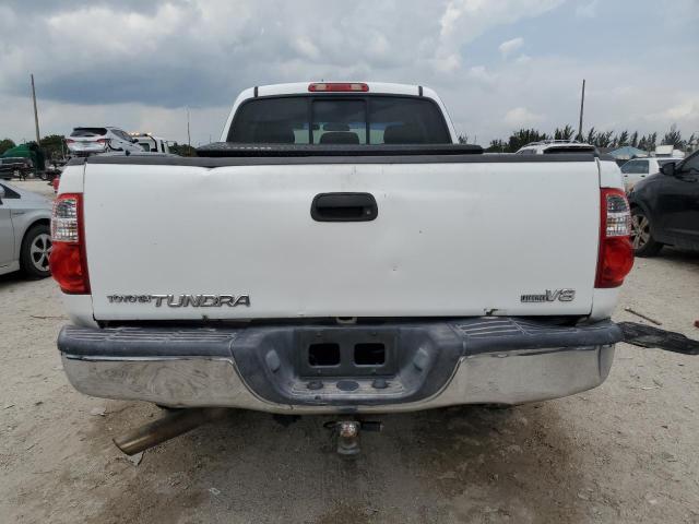 5TBRT34176S472598 - 2006 TOYOTA TUNDRA ACCESS CAB SR5 WHITE photo 6