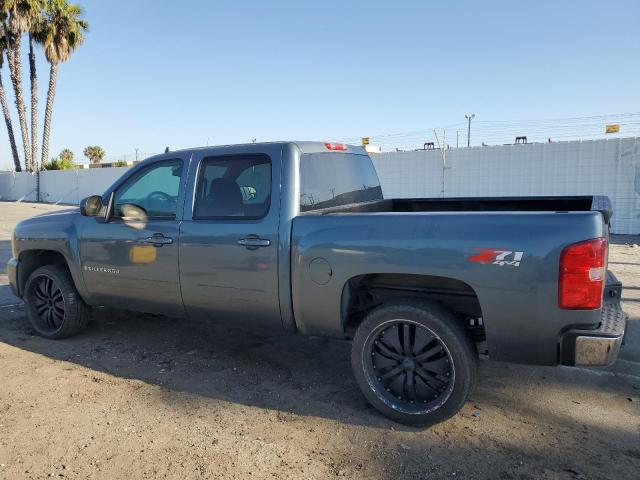 2GCEK13M971567956 - 2007 CHEVROLET SILVERADO K1500 CREW CAB BLUE photo 2