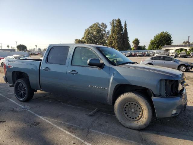 2GCEK13M971567956 - 2007 CHEVROLET SILVERADO K1500 CREW CAB BLUE photo 4