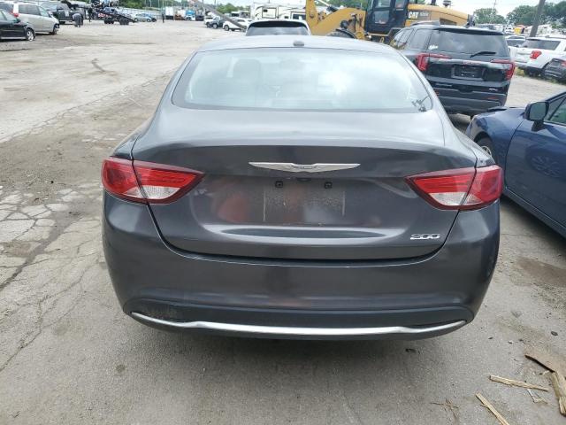 1C3CCCCB9FN663666 - 2015 CHRYSLER 200 C GRAY photo 6