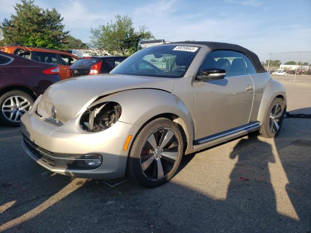 3VW7A7AT3DM803222 - 2013 VOLKSWAGEN BEETLE TURBO SILVER photo 1