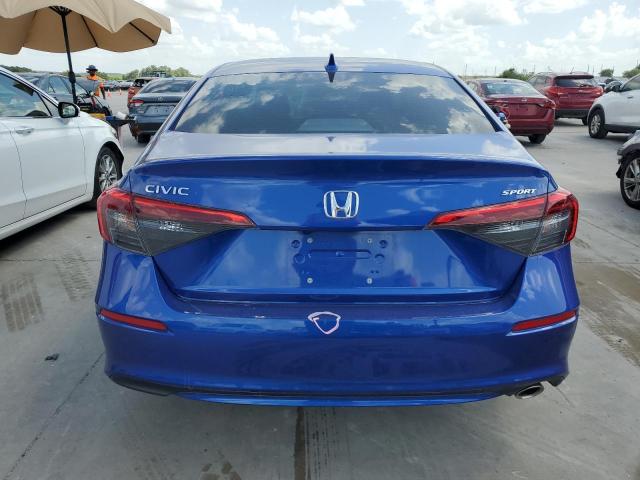 2HGFE2F55RH546667 - 2024 HONDA CIVIC SPORT BLUE photo 6