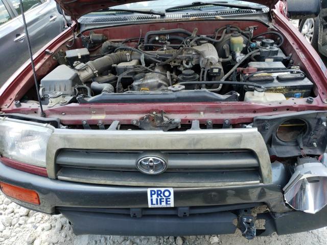 JT3GM84R6W0034516 - 1998 TOYOTA 4RUNNER RED photo 12