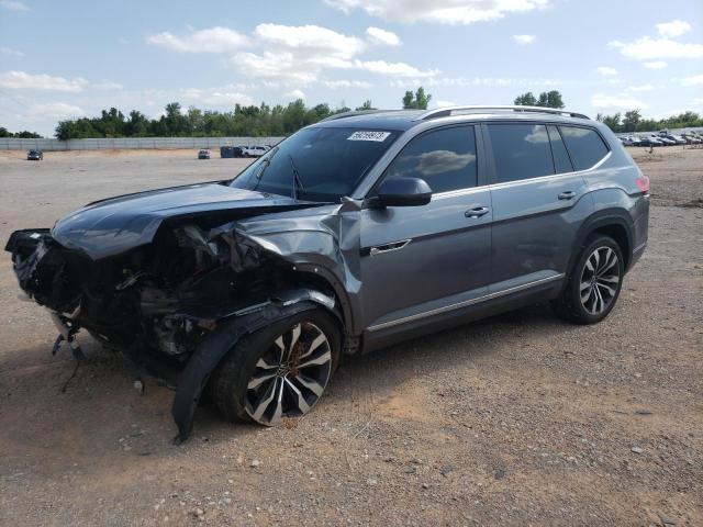 1V2SR2CA1MC587990 - 2021 VOLKSWAGEN ATLAS SEL R-LINE GRAY photo 1