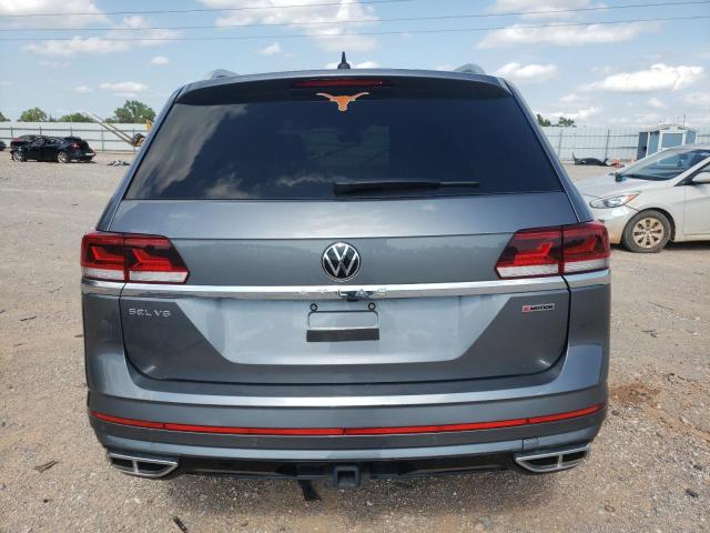 1V2SR2CA1MC587990 - 2021 VOLKSWAGEN ATLAS SEL R-LINE GRAY photo 6