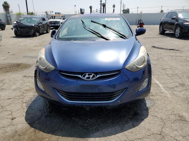 KMHDH4AE6DU839401 - 2013 HYUNDAI ELANTRA GLS BLUE photo 5