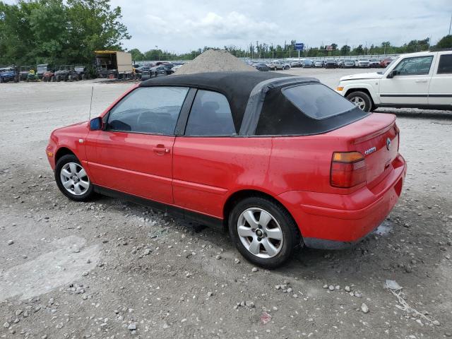 3VWDC21V91M808051 - 2001 VOLKSWAGEN CABRIO GLX 红色 照片 2
