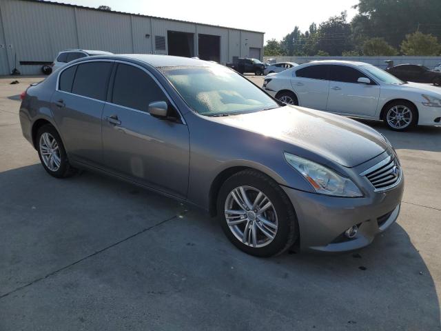 JN1CV6AP8DM725988 - 2013 INFINITI G37 BASE GRAY photo 4