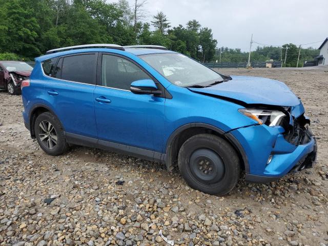 JTMRFREV0HJ126301 - 2017 TOYOTA RAV4 XLE BLUE photo 4