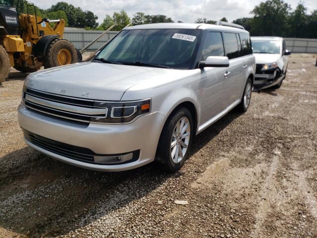 2FMGK5D89DBD05390 - 2013 FORD FLEX LIMITED SILVER photo 1