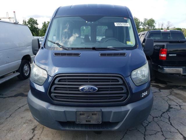 1FTNE2CM0FKA29562 - 2015 FORD TRANSIT T-150 BLUE photo 5