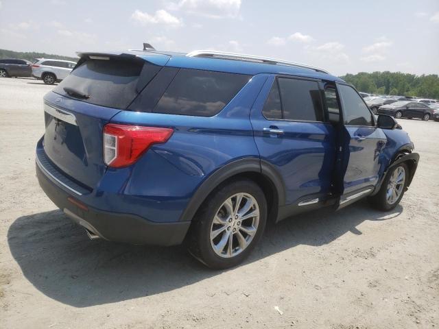 1FMSK7FH5MGC14547 - 2021 FORD EXPLORER LIMITED 蓝色 照片 3