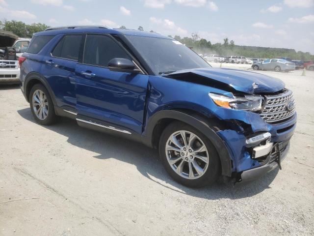 1FMSK7FH5MGC14547 - 2021 FORD EXPLORER LIMITED 蓝色 照片 4