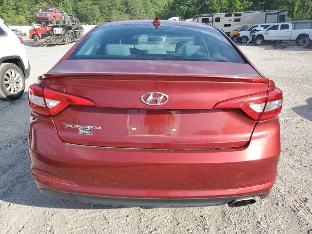 5NPE24AF7GH328832 - 2016 HYUNDAI SONATA SE RED photo 6