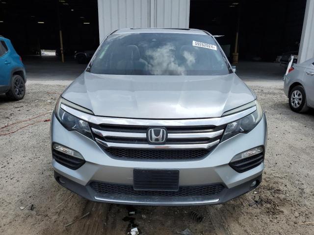 5FNYF5H90HB045261 - 2017 HONDA PILOT TOURING SILVER photo 5