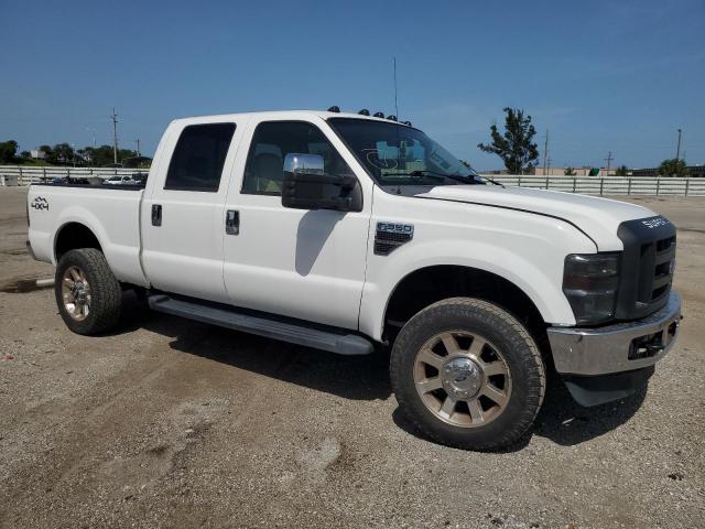 1FTWW31R08ED52906 - 2008 FORD F350 SRW SUPER DUTY WHITE photo 4