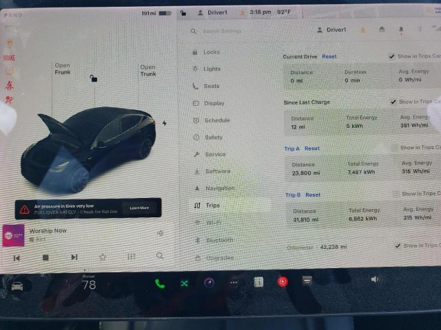 5YJYGAEE5MF148497 - 2021 TESLA MODEL Y 黑色 照片 9