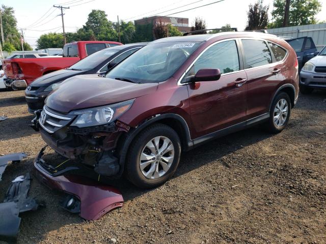 5J6RM4H78DL022086 - 2013 HONDA CR-V EXL BURGUNDY photo 1