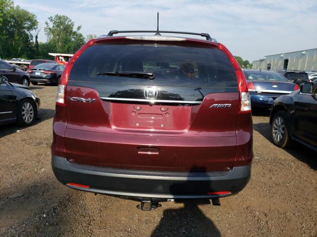 5J6RM4H78DL022086 - 2013 HONDA CR-V EXL BURGUNDY photo 6