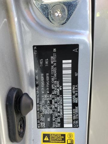 5TDKKRFH6FS056373 - 2015 TOYOTA HIGHLANDER XLE Արծաթագույն լուսանկար 13