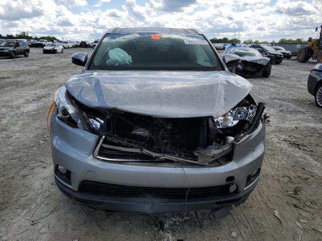 5TDKKRFH6FS056373 - 2015 TOYOTA HIGHLANDER XLE Արծաթագույն լուսանկար 5
