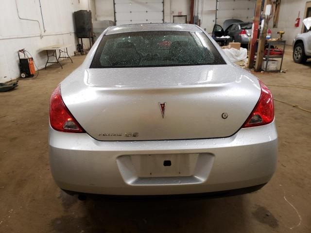 1G2ZJ17B894248122 - 2009 PONTIAC G6 SILVER photo 6