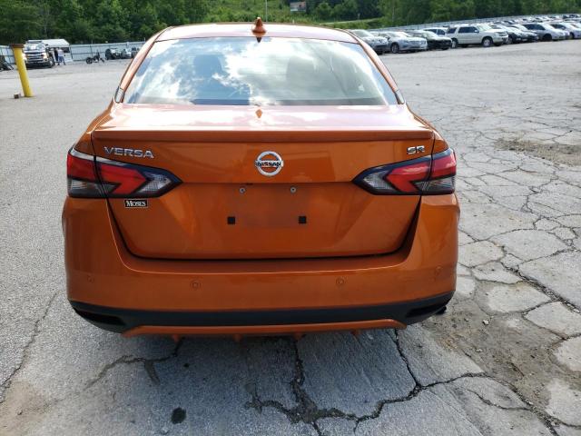 3N1CN8FVXML923713 - 2021 NISSAN VERSA SR ORANGE photo 6