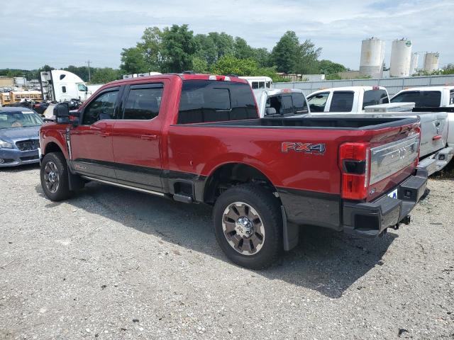 1FT8W2BM8REE02152 - 2024 FORD F250 SUPER DUTY RED photo 2