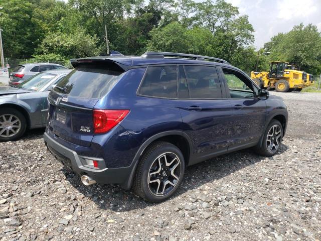 5FNYF8H09PB004712 - 2023 HONDA PASSPORT ELITE BLUE photo 3