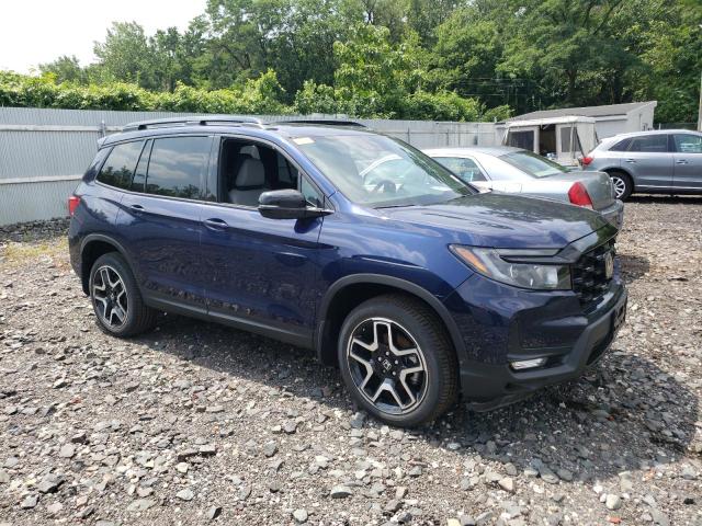 5FNYF8H09PB004712 - 2023 HONDA PASSPORT ELITE BLUE photo 4