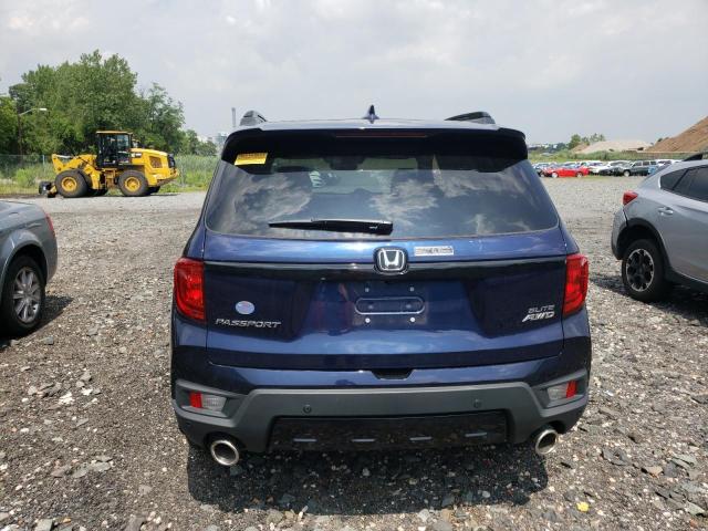 5FNYF8H09PB004712 - 2023 HONDA PASSPORT ELITE BLUE photo 6