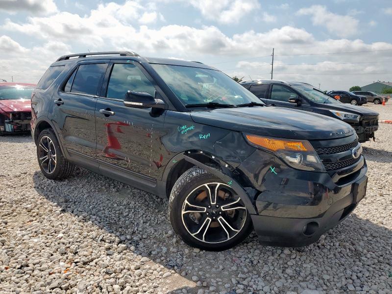 1FM5K8GT1FGC39342 - 2015 FORD EXPLORER SPORT შავი ფოტო 4